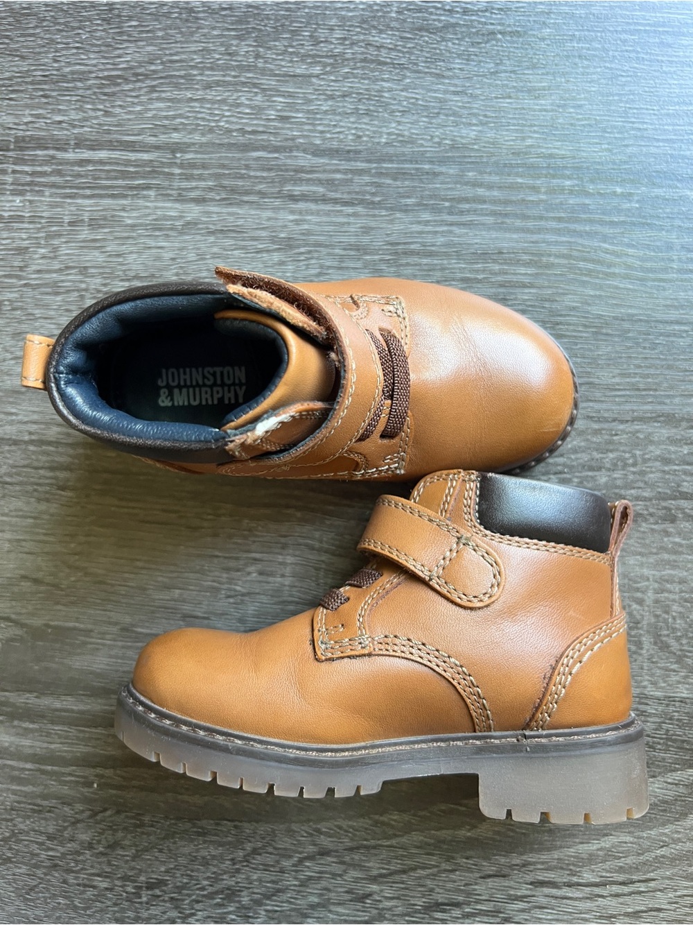 Johnston & Murphy Kids Brown Boots Size 5 Dress Casual Boots